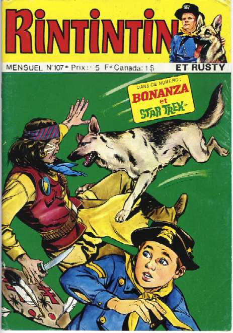 Scan de la Couverture Rintintin Rusty n 107